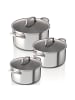 NINJA Topf-Set EverClad C93000DE in silber