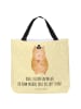 Mr. & Mrs. Panda Shopper Hamster Hut mit Spruch in Gelb Pastell