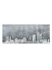 GILDE Bild Skyline "Ruhrpott" in Grau/ Silber - H. 40 cm - B. 100 cm