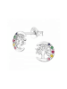 Alexander York Ohrstecker TREE OF LIFE Zirkonia in 925 Sterling Silber, 2-tlg. in silver