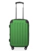 Hauptstadtkoffer Spree - Koffer Flugzeug Trolley Handgepäck Hartschale TSA 42L in Grün