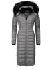 Navahoo Wintermantel Umay in Grey