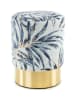 Kayoom Hocker Gipsy in blau - gold