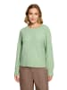 CARTOON Strickpullover mit Rundhalsausschnitt in Green Melange