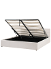 Beliani Doppelbett LAURESSES in Beige - (W) 188 x (H) 76 x (L) 214 cm