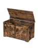 VASAGLE Sitzbank Helan-old in Vintagebraun - (B)40 x (H)46 x (T)80 cm
