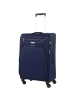 D&N Travel Line 6404 - 4-Rollen-Trolley M 68 cm (blau) in blau