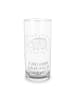 Mr. & Mrs. Panda Blümchentailglas Igel Herzen mit Spruch in Transparent