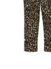Vero Moda Legere Leinen Stoffhose Casual Schlupf Hose Ankle Pants in Braun