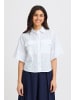 Fransa Kurzarm-Bluse FRBLAIR Box fit in Whisper White