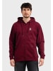 OLDSKULL Zip Hoodie Basic Oldskull 25 Logo in Burgundy