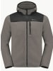 Jack Wolfskin Fleecejacke KAMMWEG PILE FZ M in Grau