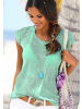 Beach Time T-Shirt in mint, weiß