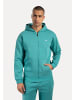 SMILODOX Zip Hoodie Ilyas in Petrol