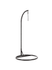 Beliani Hängesessel STAN in Schwarz - (W) 97 x (H) 199 x (L) 97 cm