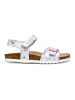 Geox Sandalen in Weiß/Lila