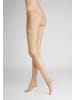 Hudson Halterlose Feinstrümpfe Glamour 20 Doppelsilikonstreifen in Skin
