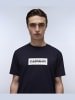Napapijri T-Shirt "S-Box Logo Ss" in Blau