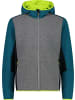 cmp Fleecejacke MAN JACKET FIX HOOD in Blau