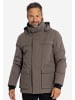 elkline Winterjacke Hardshell sportlich bequem in darkstone