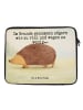 Mr. & Mrs. Panda Laptop Tasche Igel Herzen Design mit Spruch in Weiß