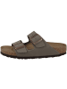 Birkenstock Sandale Arizona Birko-Flor Nubuk schmal in grau