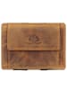 Greenburry Vintage Magic Geldbörse RFID Leder 10 cm in sahara tan