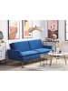 Beliani Schlafsofa VETTRE in Blau/Gold - (W) 210 x (H) 88 x (L) 84 cm
