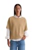 Marc O'Polo Kurzarm-Strickpullover loose in Salted Caramel