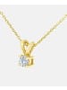 Diamant L'éternel Halskette mit Anhänger aus 375 Gelbgold mit 0.10 Karat Diamant