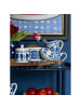 Blond Amsterdam Cappuccino-Becher Grachten & Tulpen in Blau - 500 ml