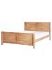 Beliani Doppelbett CHAMPAGNAT in Braun - (W) 166 x (H) 100 x (L) 212 cm