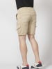KOROSHI JOGGER KNIT DENIM COLOR SHORTS in beige