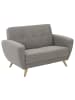 58 aufm Kessel SOFA 2-Sitzer Kazdoia Flachgewebe grau