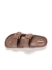 Brasileras Pantoletten "Coastal" in Braun