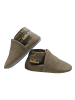 Yalion Leder-Krabbelschuhe in Hellbraun