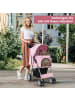 COSTWAY Hundewagen Haustiere Buggy in Rosa
