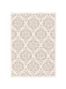 Pergamon In- und Outdoor Teppich Beidseitig Newport Barock in Beige