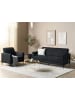 Beliani 3-Sitzer Sofa FENES in Schwarz - (W) 188 x (H) 90 x (L) 75 cm