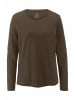 Hessnatur Hessnatur Longsleeve Relaxed aus Regenerative Organic Cotton (ROC) in vintage oliv