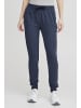 North Bend Jogginghose NBBraida W Sweat Pants 223451MMM sportliche Sweatpants mit Logoprint in Blau