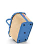 Reisenthel Carrybag - Einkaufskorb (cord dark matcha) in frame raffia blue