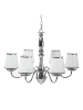 Beliani Pendelleuchten BRADANO in Silber - (W) 65 x (H) 127 x (L) 65 cm