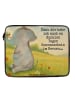 Mr. & Mrs. Panda Laptop Tasche Elefant Biene Design mit Spruch in Weiß