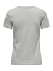 ONLY T-shirt in Light Grey Melange