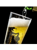 Mr. & Mrs. Panda Graviertes Bierglas Bär Lied mit Spruch in Transparent