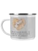 Mr. & Mrs. Panda Becher 6. Hochzeitstag Zuckerhochzeit mit Spruch in Heather Grey