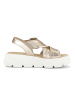 Gabor Fashion Plateau Sandalen in gold