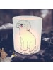 Mr. & Mrs. Panda Glas Windlicht Kleinpudel Lebensretter ohne Spruch in Transparent