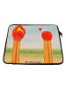 Mr. & Mrs. Panda Laptoptasche Streichhölzer Design ohne Spruch in Weiß